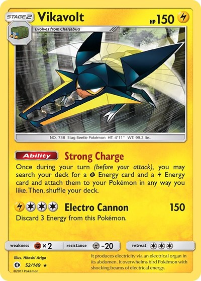SM01: Vikavolt (Holofoil)