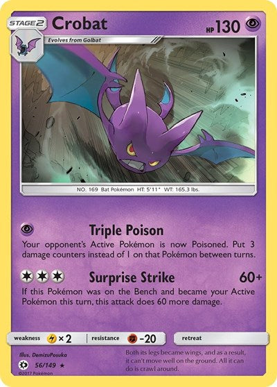 SM01: Crobat (Reverse Holofoil)