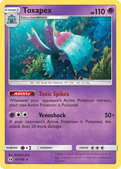 SM01: Toxapex (Reverse Holofoil)