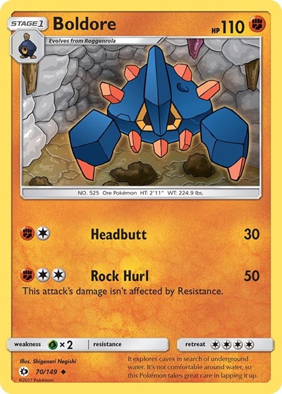 SM01: Boldore (Reverse Holofoil)