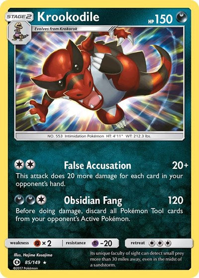 SM01: Krookodile (Reverse Holofoil)