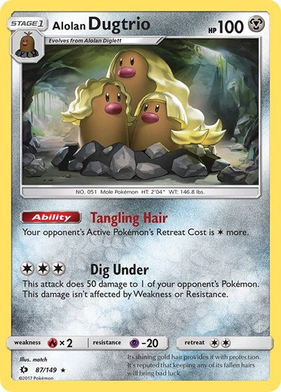SM01: Alolan Dugtrio (Reverse Holofoil)