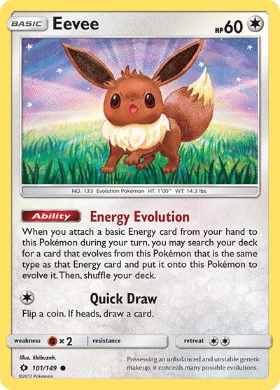 SM01: Eevee (Reverse Holofoil)
