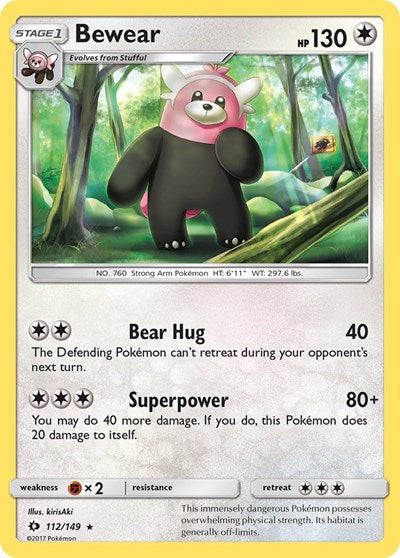 SM01: Bewear (Reverse Holofoil)