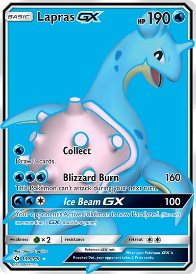 SM01: Lapras GX (Full Art) (Holofoil)