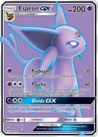 SM01: Espeon GX (Full Art) (Holofoil)