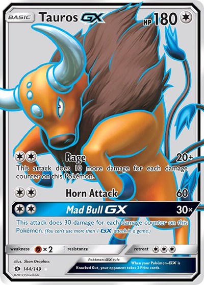 SM01: Tauros GX (Full Art) (Holofoil)