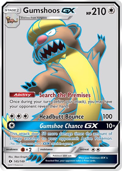 SM01: Gumshoos GX (Full Art) (Holofoil)