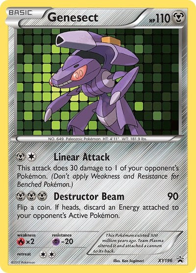 PR: Genesect - XY196 (Holofoil)