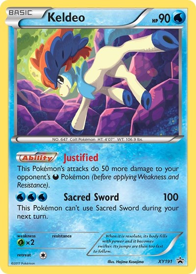 PR: Keldeo - XY191 (Holofoil)