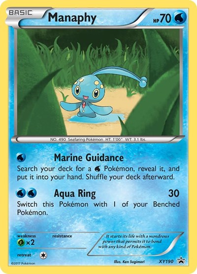 PR: Manaphy - XY190 (Holofoil)