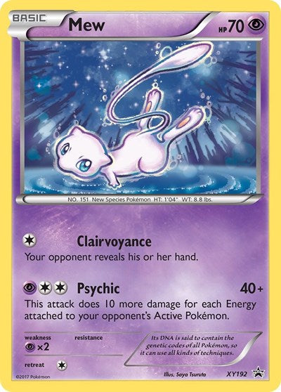 PR: Mew - XY192 (Holofoil)