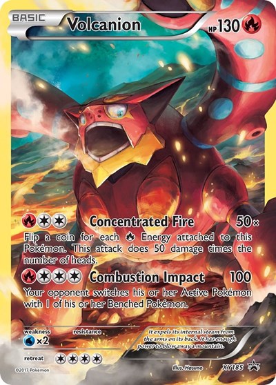 PR: Volcanion - XY185 (Holofoil)