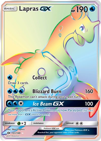 SM01: Lapras GX (Secret) (Holofoil)