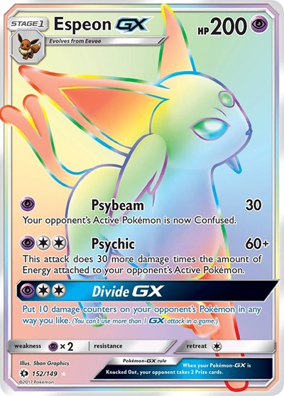 SM01: Espeon GX (Secret) (Holofoil)