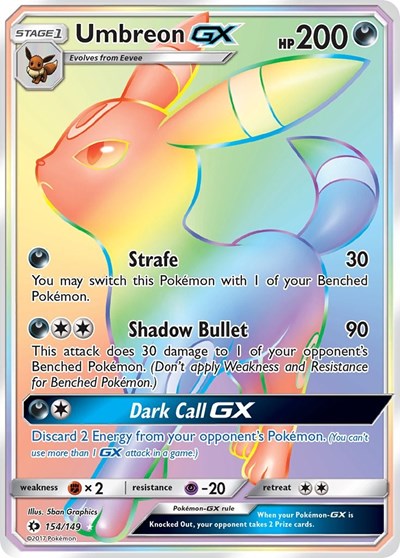SM01: Umbreon GX (Secret) (Holofoil)