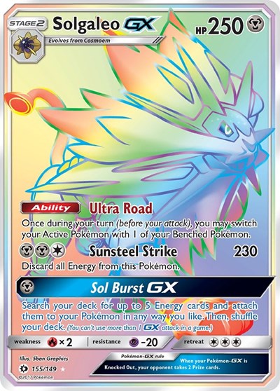 SM01: Solgaleo GX (Secret) (Holofoil)