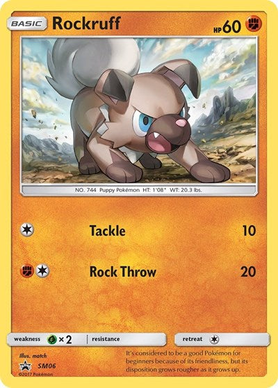 SMP: Rockruff - SM06 (Holofoil)