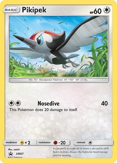 SMP: Pikipek - SM07 (Holofoil)