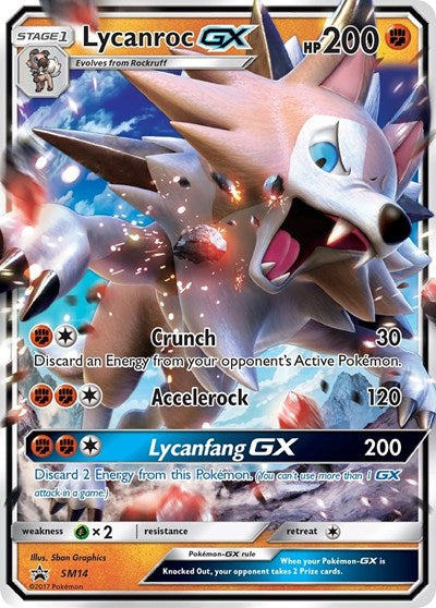 SMP: Lycanroc GX - SM14 (Holofoil)