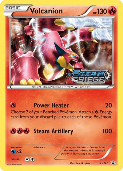 PR: Volcanion (XY Steam Siege Prerelease) (Holofoil)