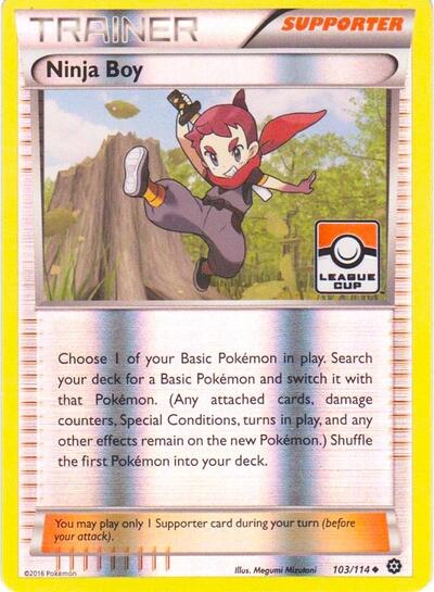 PR: Ninja Boy - 103/114 (League Cup) (Reverse Holofoil)