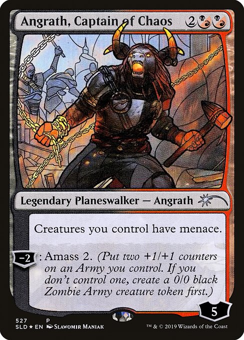 SLD: Angrath, Captain of Chaos (Stained Glass) (Foil)
