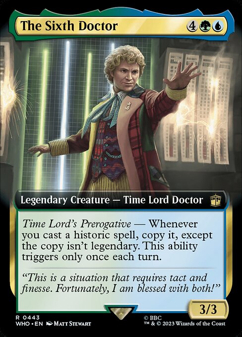 WHO: The Sixth Doctor (Extended Art)