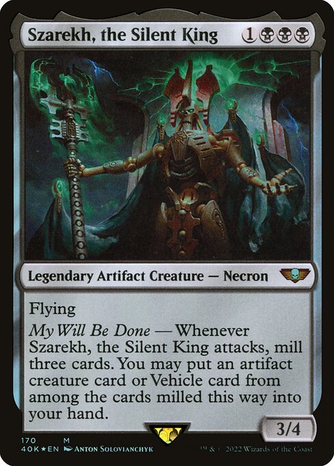 40K: Szarekh, the Silent King (Foil)