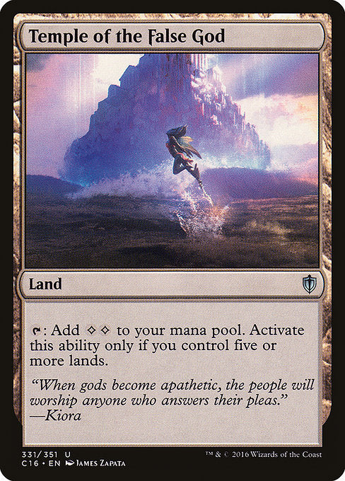 C16: Temple of the False God