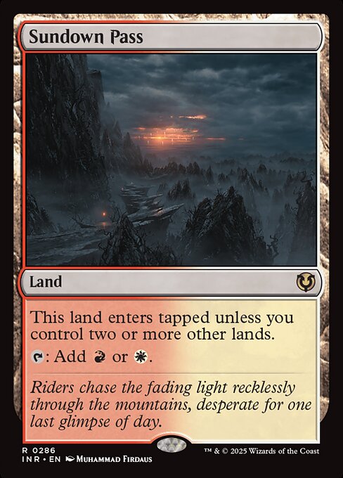 INR: Sundown Pass