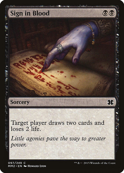 MM2: Sign in Blood (Foil)