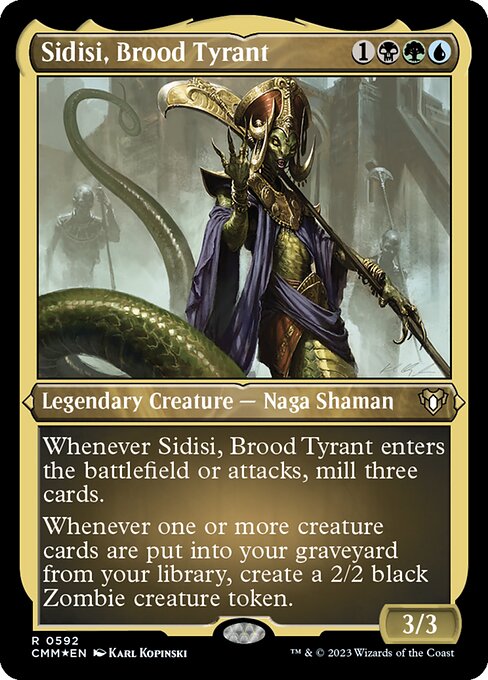 CMM: Sidisi, Brood Tyrant (Foil Etched)