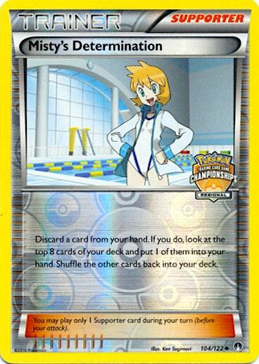 PR: Misty's Determination - 104/122 (Regional Championships) (Reverse Holofoil)