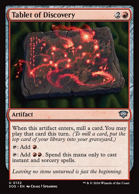 SOS: Tablet of Discovery (Foil)