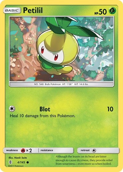 SM02: Petilil (Reverse Holofoil)