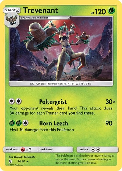 SM02: Trevenant (Reverse Holofoil)