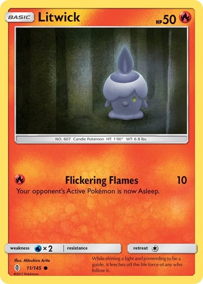 SM02: Litwick (Reverse Holofoil)