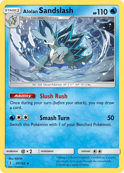 SM02: Alolan Sandslash (Reverse Holofoil)