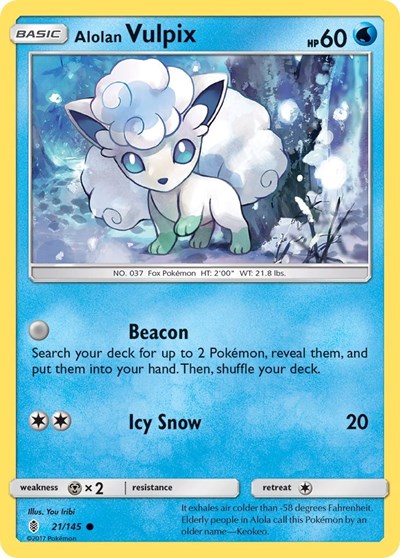 SM02: Alolan Vulpix (Reverse Holofoil)