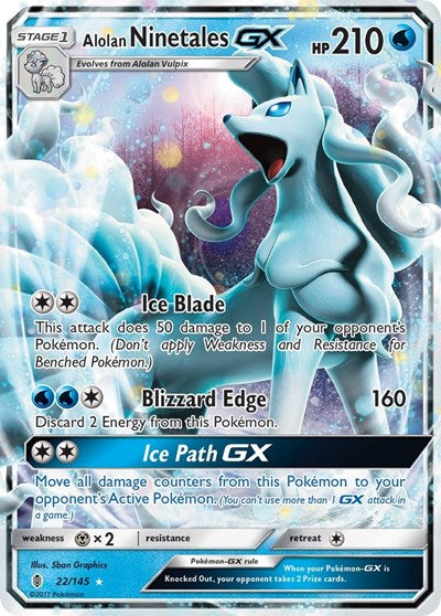 SM02: Alolan Ninetales GX (Holofoil)