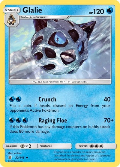 SM02: Glalie (Reverse Holofoil)