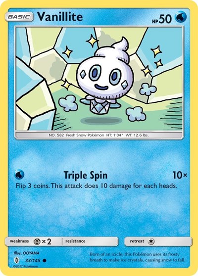 SM02: Vanillite (Reverse Holofoil)
