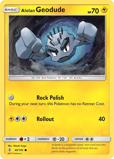 SM02: Alolan Geodude (Reverse Holofoil)