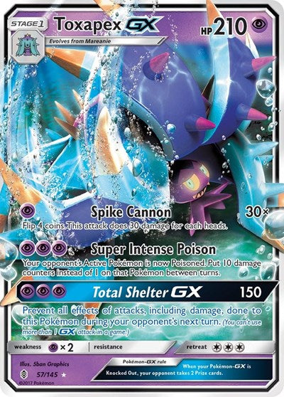 SM02: Toxapex GX (Holofoil)