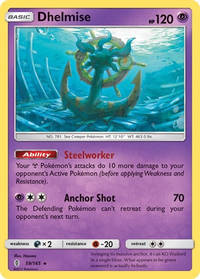 SM02: Dhelmise (Holofoil)