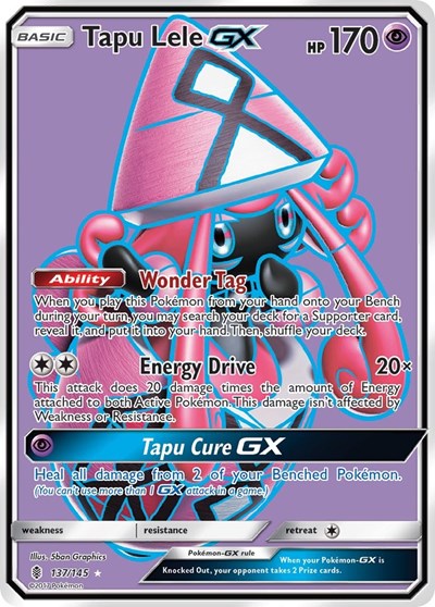 SM02: Tapu Lele GX (Full Art) (Holofoil)