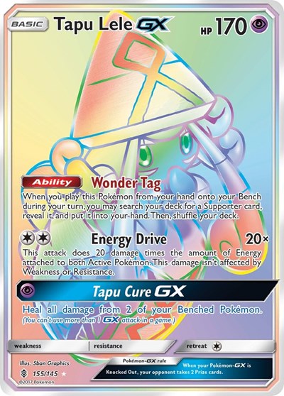 SM02: Tapu Lele GX (Secret) (Holofoil)