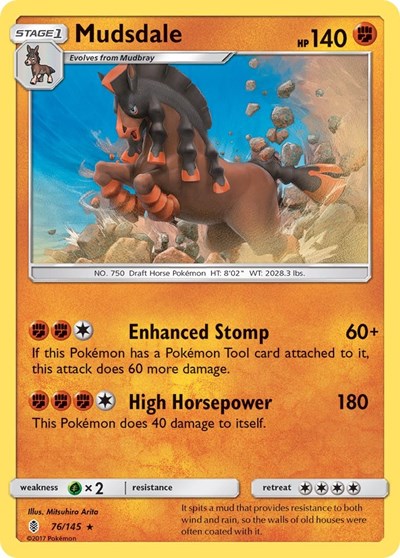 SM02: Mudsdale (Reverse Holofoil)