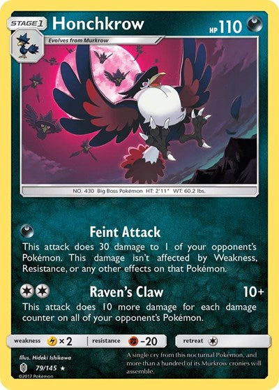 SM02: Honchkrow (Reverse Holofoil)